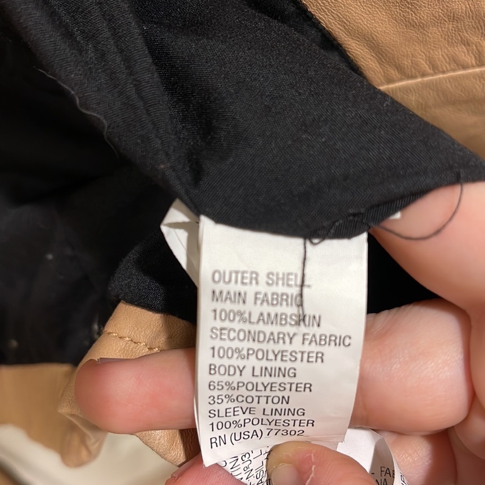 Zara Basic Leather Jacket - image 5